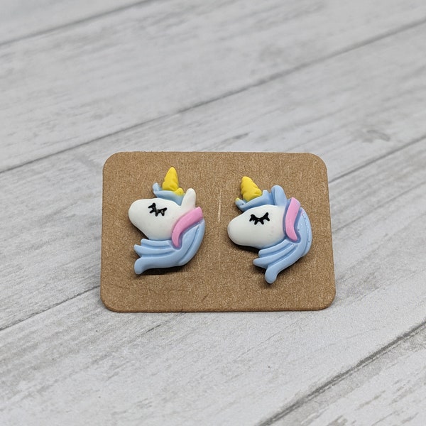 Cute Unicorn Stud Earrings