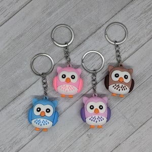 Cute Cartoon Owl Coin Purse Keyring - Perfect Gift For Men & Women