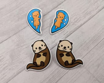 Otter Best Friend Pins