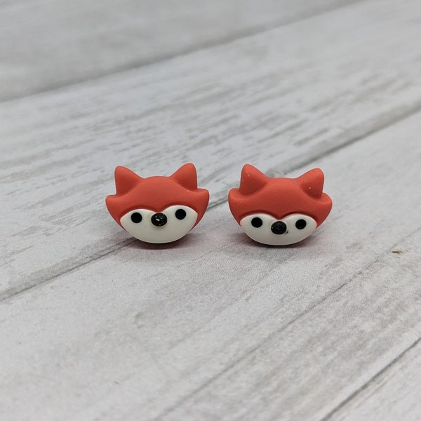 Kawaii Fox Stud Earrings