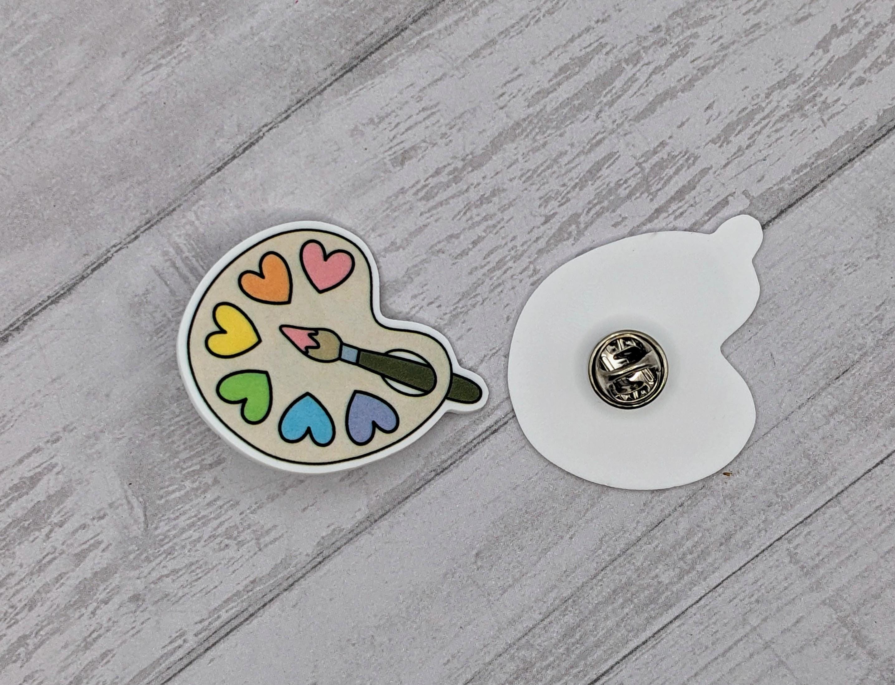 paint palette enamel pin par Nick Tailor | Téléchargez gratuitement un