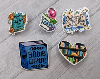 Book Lover Pins