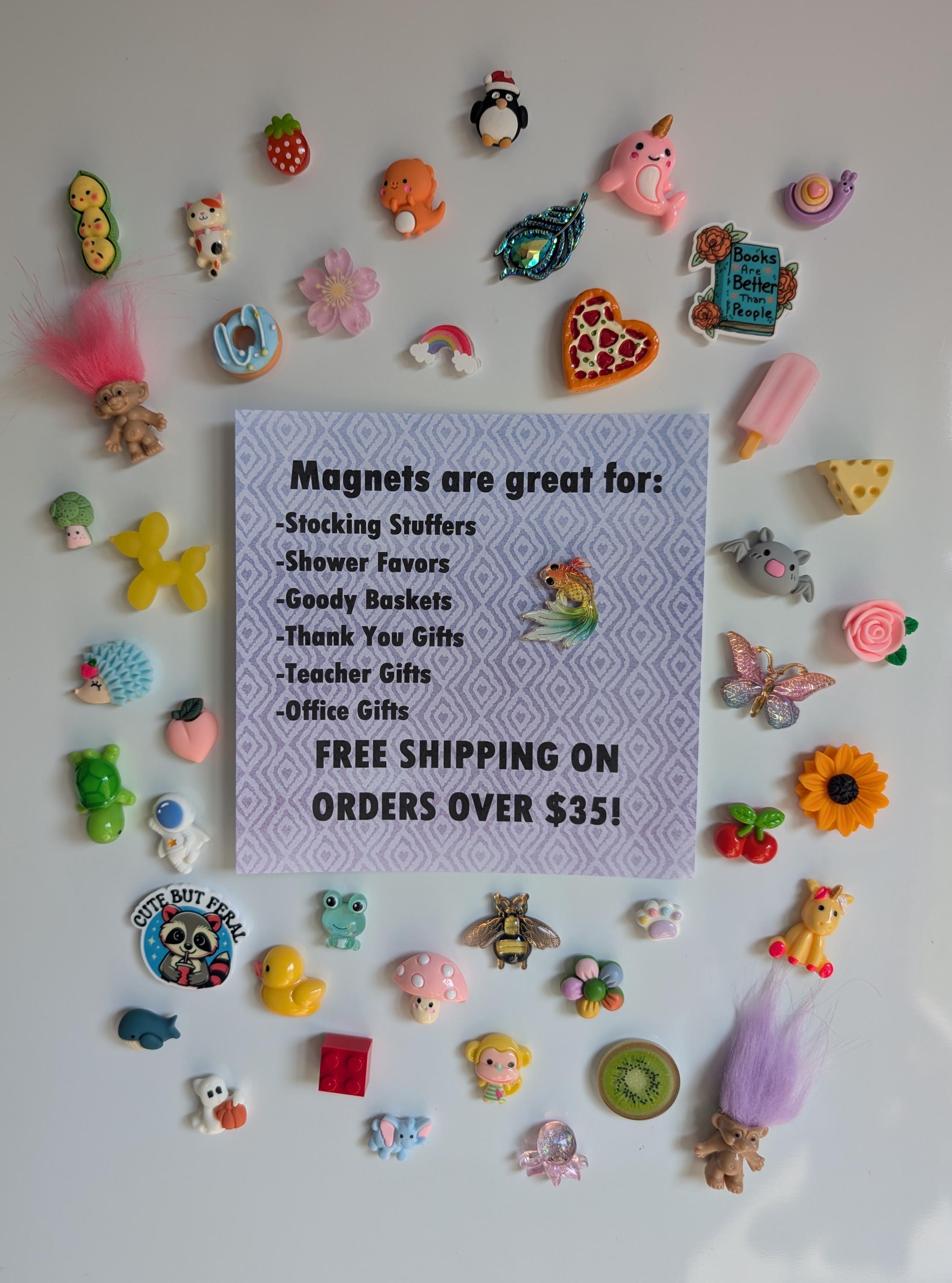 Cute Mermaid Magnets - Set of 6 - Etsy