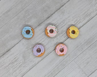 Cute Donut Magnets - Fun Refrigerator Magnets, Set of 5