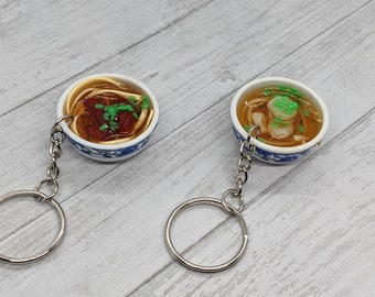Ramen Noodle Soup Bowl Keychain