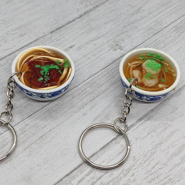 Noodle Keychain Etsy