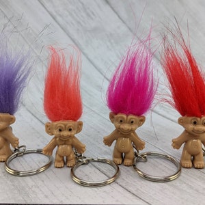 Mini Vintage Troll Keychain