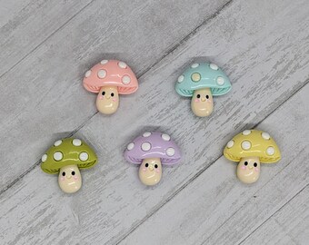 Adorable Kawaii Mushroom Magnet Set