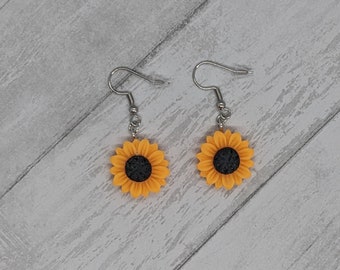 Sunflower Dangle Earrings