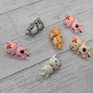 Kawaii Cat Kitten Pushpins / Thumbtacks