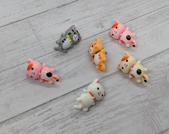 Kawaii Cat Kitten Pushpins / Thumbtacks
