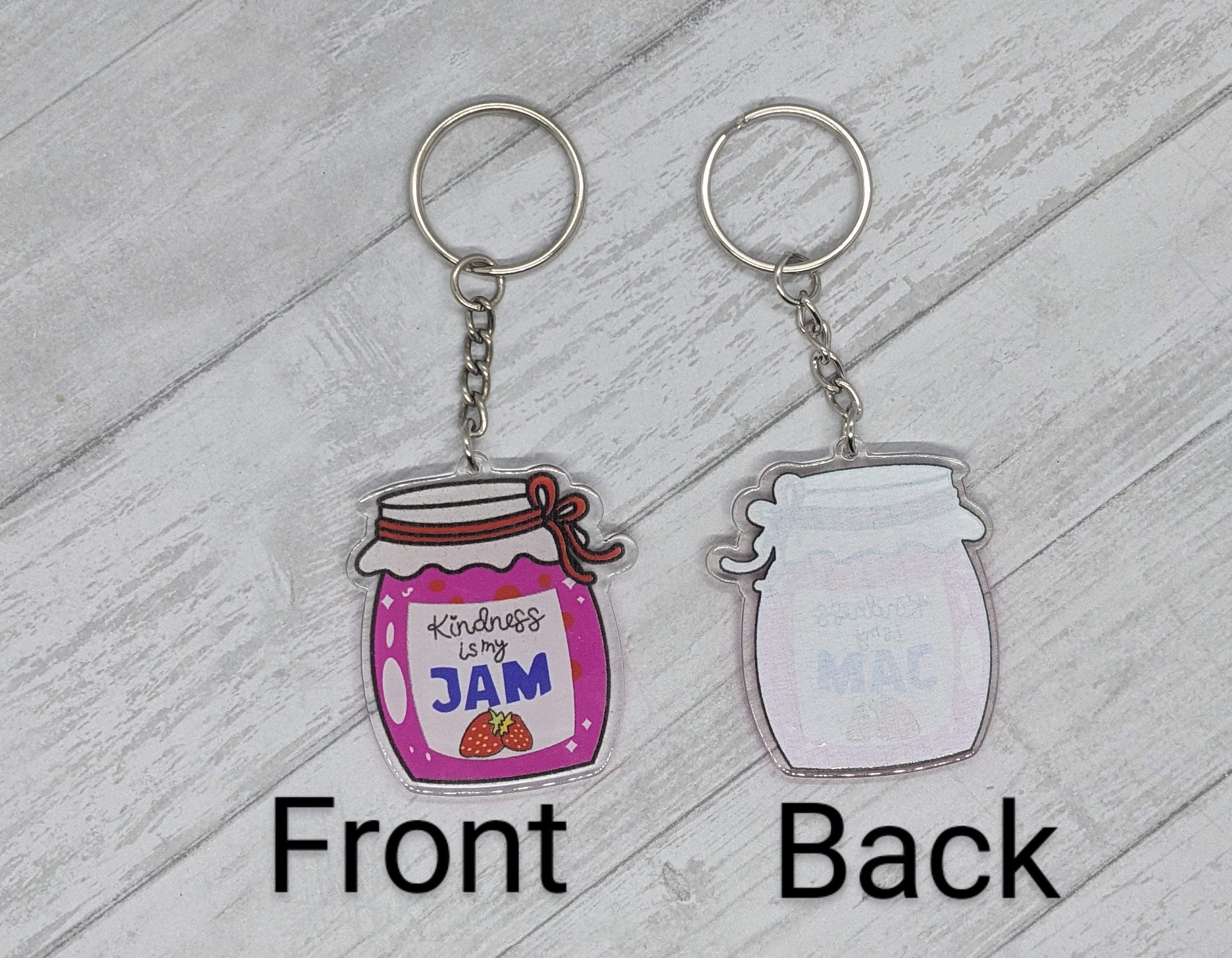 Kindness is My Jam Keychain - Etsy
