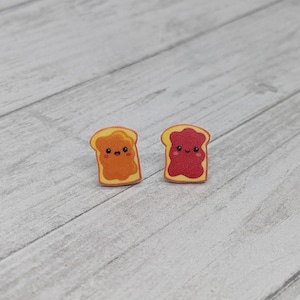 Peanut Butter & Jelly Stud Earrings