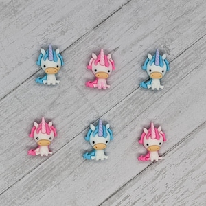 Adorable Kawaii Unicorn Magnets - Set of 6