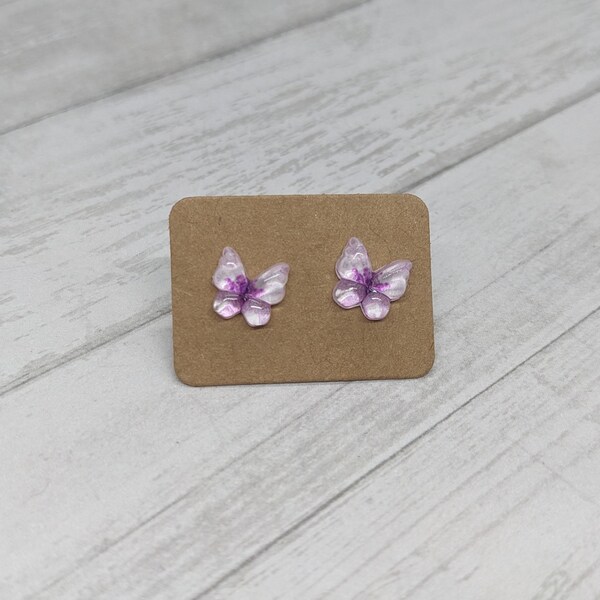 Tiny Cute Butterfly Earrings