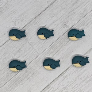 Adorable Blue Whale Magnet Set