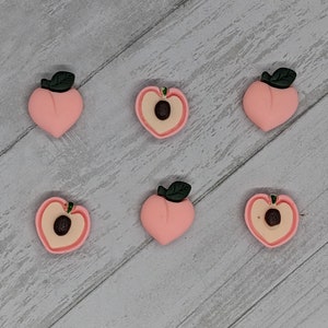 Peach Magnets - Set of 6
