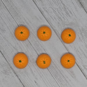 Orange Magnets - Set of 6