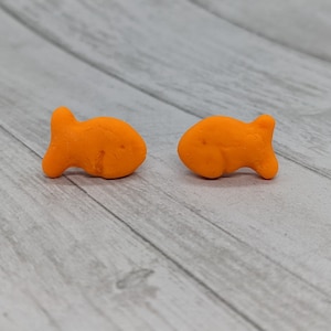 Handmade Goldfish Stud Earrings