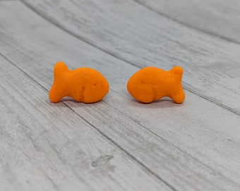 Goldfish Stud Earrings