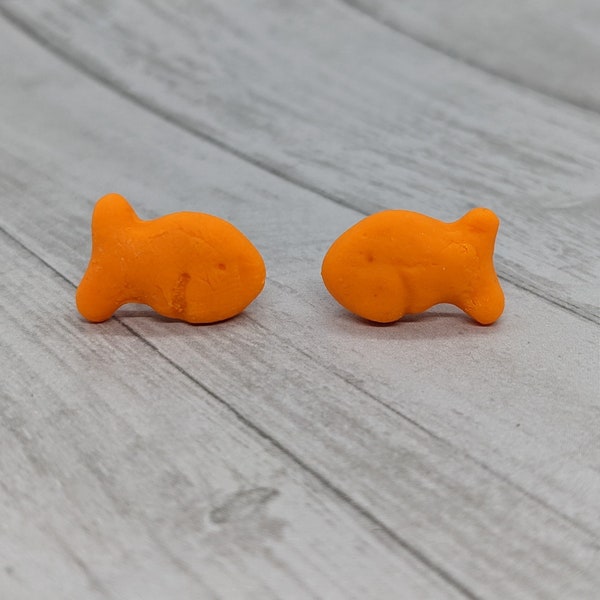 Goldfish Stud Earrings