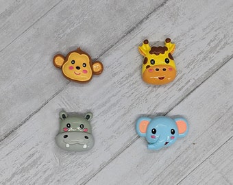 Safari Animal Magnets - Set of 4
