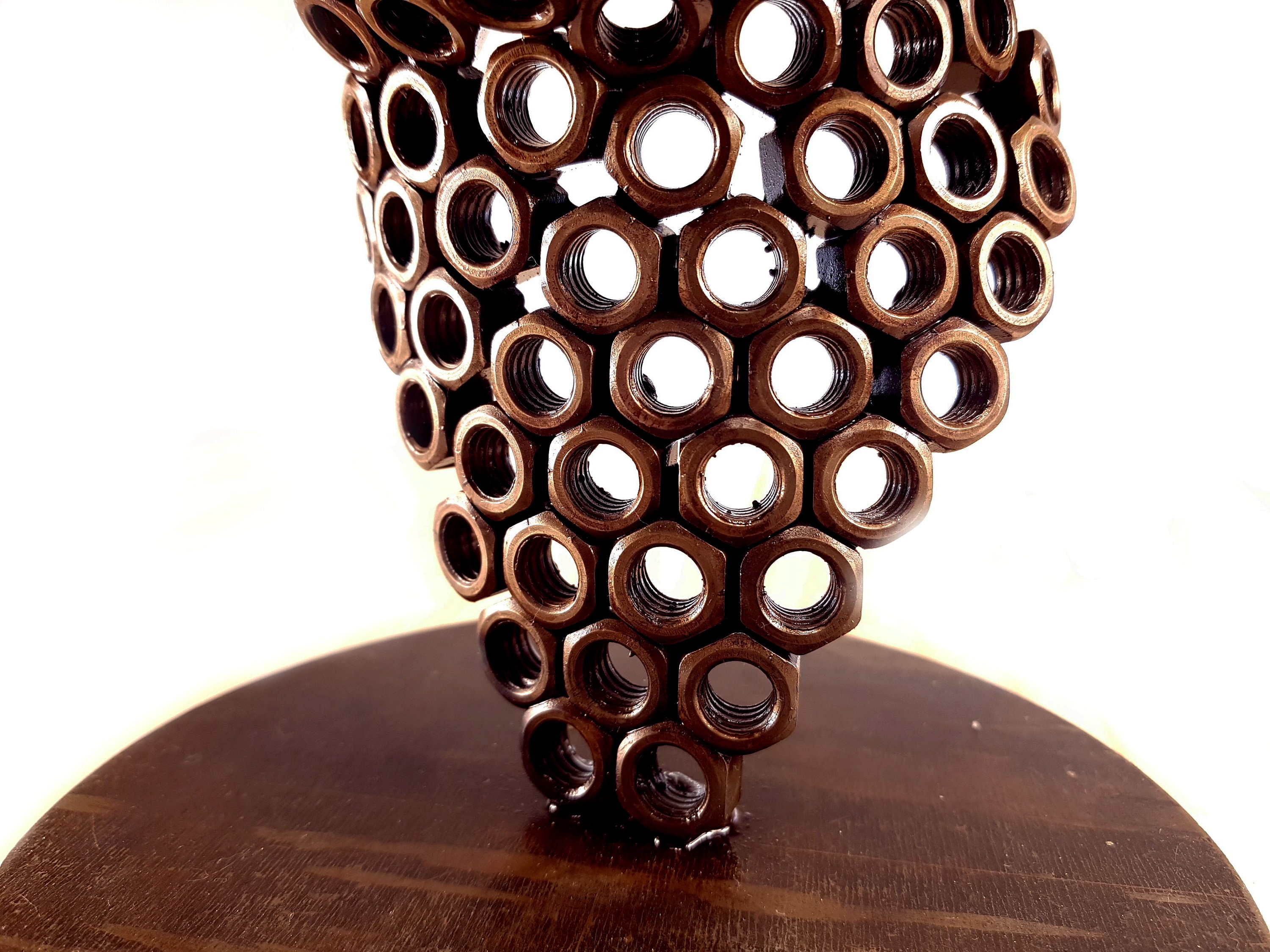 Handmade metal Woman Head Sculpture Etsy