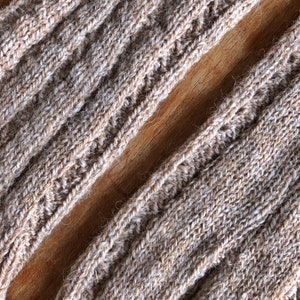 Alpaca Cable Knit Wrist Warmers image 4