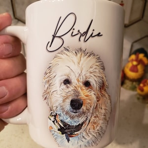 Custom Pet Mug, Custom Mug, Personalized Pet Cup, Custom Dog Mug, Dog Face Mug, Personalized Dog Coffee Mug, Custom Pet Photo Cup