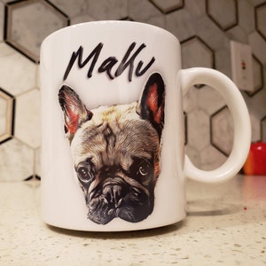 Pet Mug, Custom Mug, Personalized Pet Cup, Custom Dog Mug, Dog Face Mug, Personalized Dog Coffee Mug, Custom Pet Photo Cup