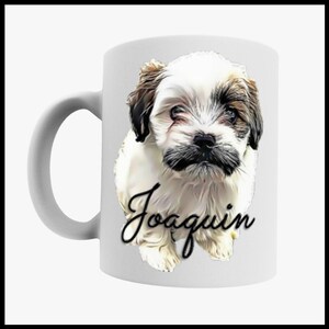 Custom Dog Mug, Dog Face Mug, Personalized Dog Coffee Mug, Custom Pet Photo Cup, Custom Pet Mug, Custom Mug, Personalized Pet Cup