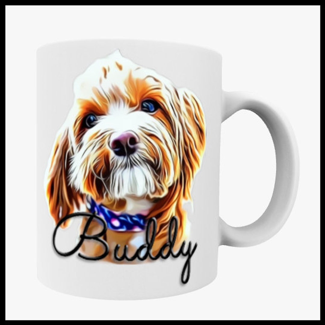 Custom Dog Mug, Dog Face Mug, Personalized Dog Coffee Mug, Custom Pet