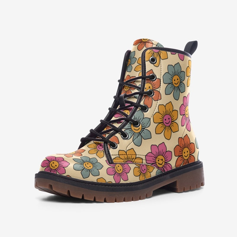 Floral Psychedelic Women's Boots
