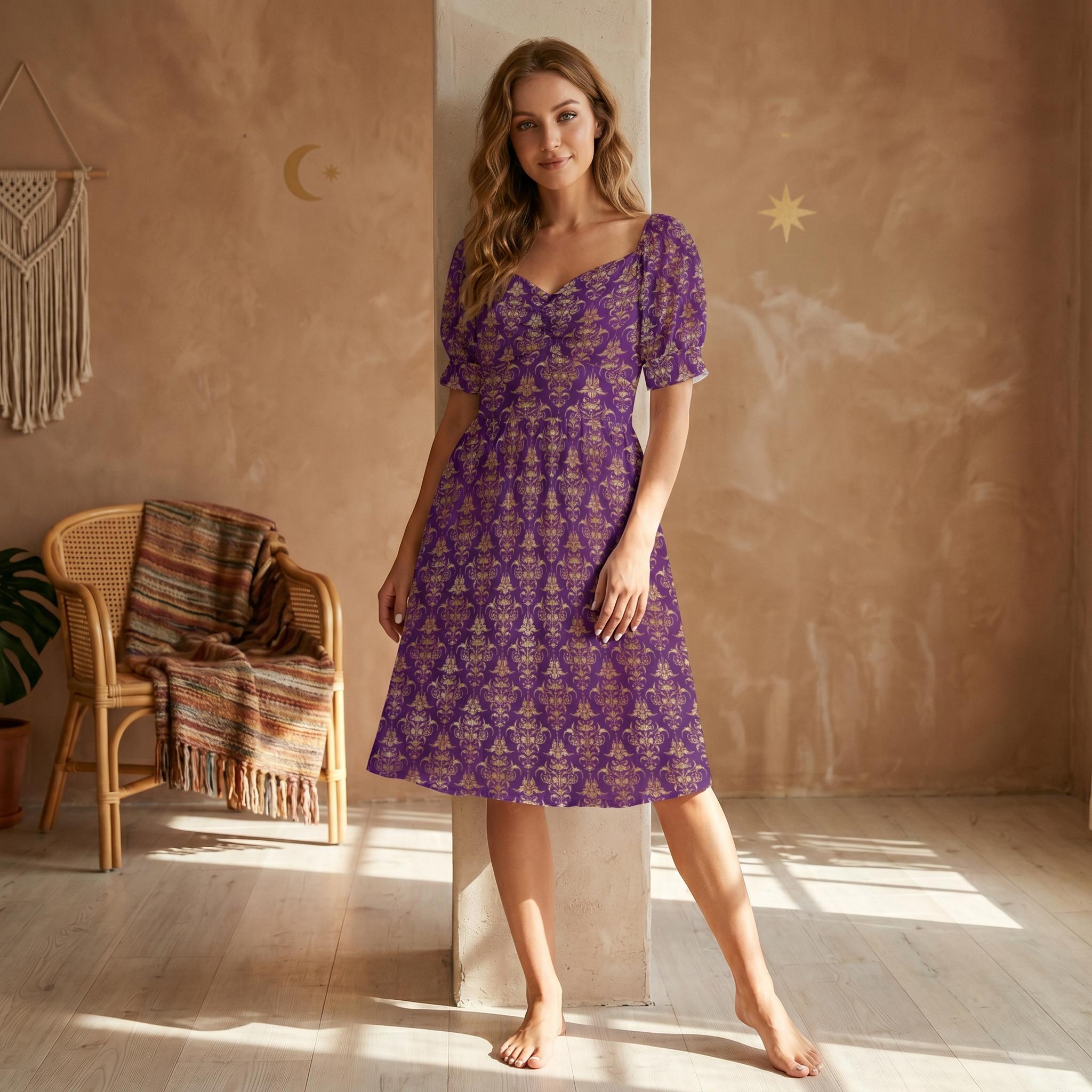 Brocade Dress Midi - Etsy