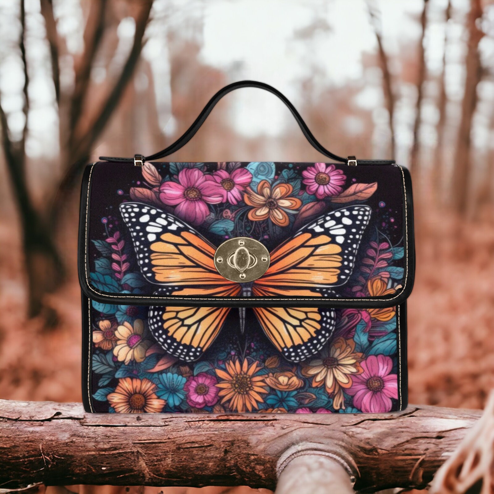 Butterflies women's handbag hotsell