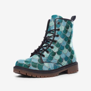 mermaid combat boots