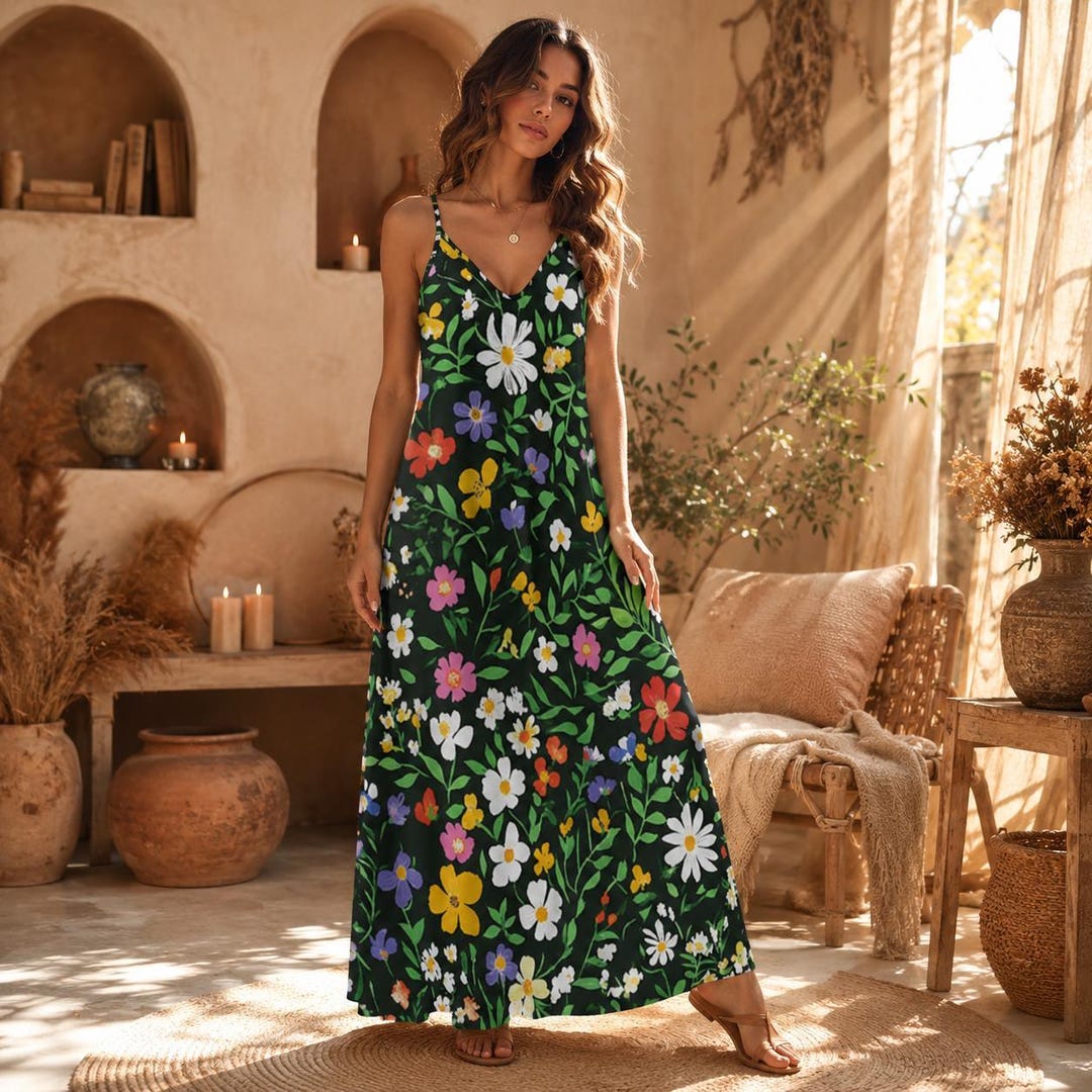 white dress pink polka dots Petal and Pup Women's Keani Maxi Fashion Contemporary Business Attire 10EOY22 tiered layers Size:US2 - Preorder
