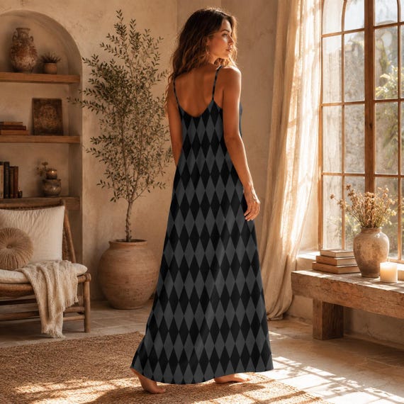 edgy maxi dress Strap maxi long dress. Dark blue boho long dress. Gothic long dress. Festival maxi dress. maxi blue dress. V neck long dress, Wedding