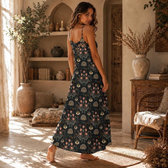 brown floral slip dress Veronica Beard Shara Floral Slip Dress | Dark Mocha Multi