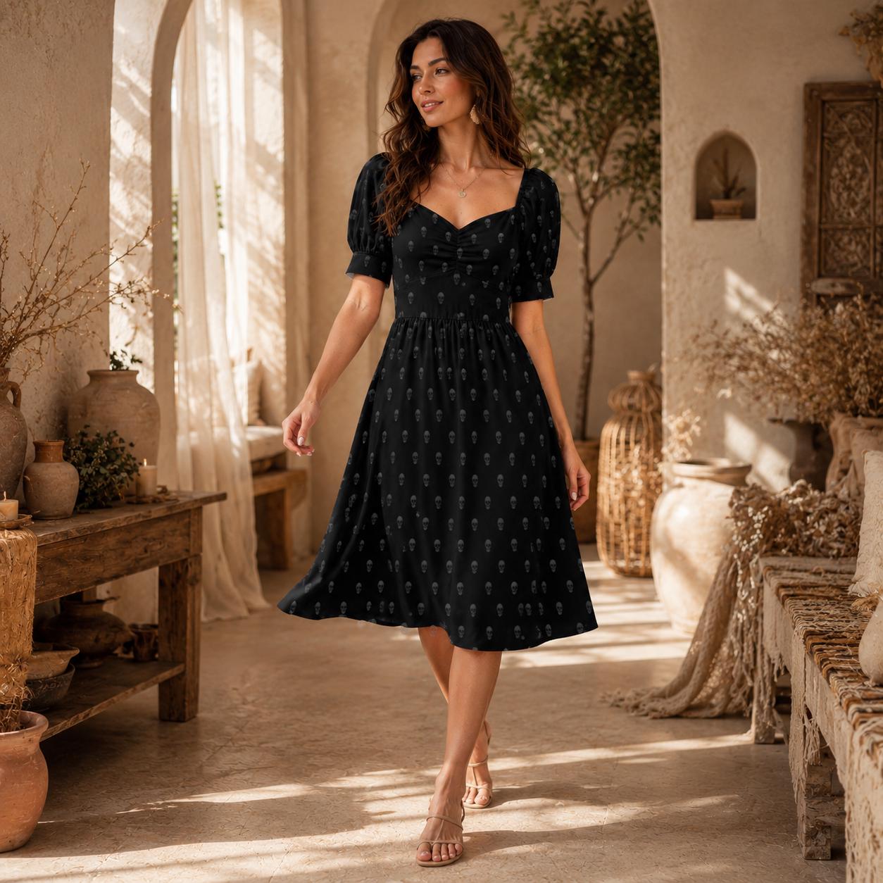 dresses picnic Romantic Picnic Maxi Dress - Blue and White