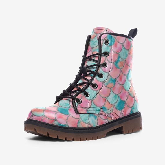 mermaid combat boots