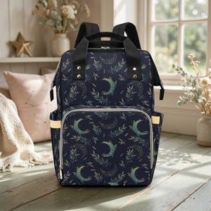 Wickeltasche Rucksack, Himmlische Mond Baby Reisetasche, Kindergarten Organizer für Mütter