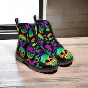Neon Boots Etsy UK