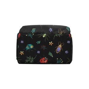 Dark Insect Backpack, Gothic Diaper Bag, Creepy Nylon Organizer for Moms image 9