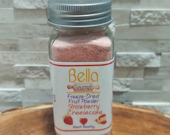 Strawberry Cheesecake Freeze-Dried Powder - Make Your Own Bella Gourmet Oatmeal, Muffins, Cupcakes, Pancakes Waffles At Home Get Creative
