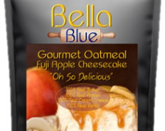 Gourmet Fuji Apple Cheesecake Quick Instant Oatmeal Mix - Gluten Free - Heart Healthy Breakfast Foods - Kid Approved