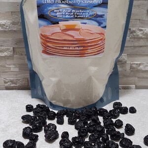 Blueberry Custard Gourmet Pancake Mix 100% Real Blueberries image 2