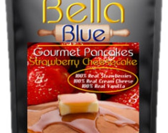 Strawberry Cheesecake Pancake Mix- Organic, All-Natural Fruits and Berries - Homemade Pancake Mix Makes Light and Fluffy Delicious Pancakes