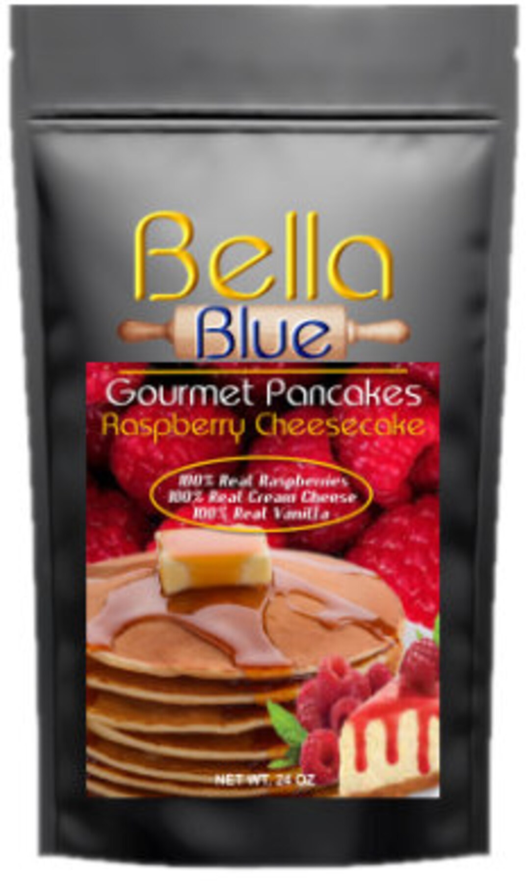Red Raspberry Cheesecake Pancake Mix Gourmet Food Gift Box Pancake