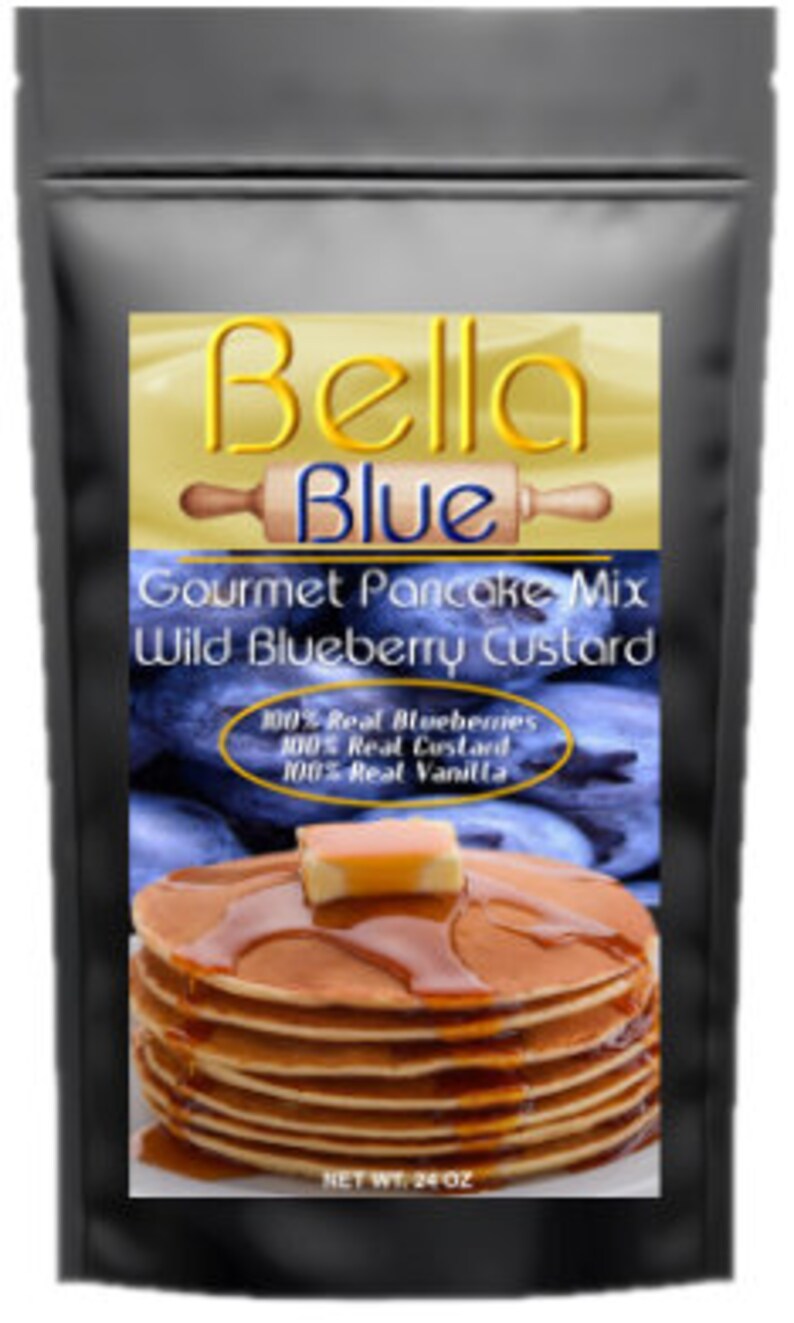 Blueberry Custard Gourmet Pancake Mix 100% Real Blueberries image 3